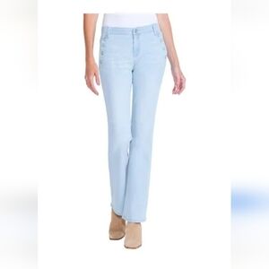 Nic & Zoe light denim boot cut sailor jeans